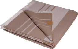 Cotton Ville Wol & gerecycled katoen Plaid Aspen Tan
