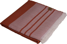 Cotton Ville Wol & gerecycled katoen Plaid Cinnamon