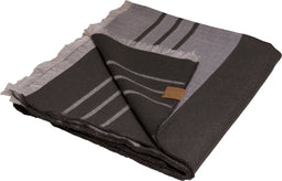 Cotton Ville Wol & gerecycled katoen Plaid Deep Forest