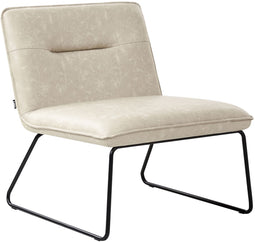 COTULLA - Fauteuil - Beige - Kunstleer