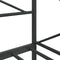 vidaXL - Slaapbank - zonder - matras - 80x200 - cm - staal - zwart