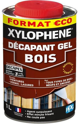 XYLOPHENE Houtgelstripper - 1 L - Superkrachtige afbijt - Gelformule