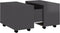 vidaXL - Salontafel - 60x60x38 - cm - bewerkt - hout - hoogglans - grijs