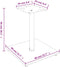 vidaXL - Luidsprekerstandaards - 2 - st - 1 - pijler - gehard - glas - zwart