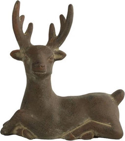 Countryfield Decoratiebeeld Hert Marvin 15,5 Cm Aardewerk Bruin
