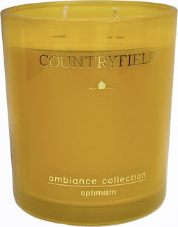 Countryfield Geurkaars Optimism | Ambiance Collection |Okergeel | Ø9 cm