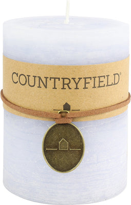 Countryfield - Kaars - Tonnie - L lichtblauw - stompkaars