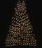 Countryfield - Kerstboom - Ziggy - Flexibel - LED - Bruin - 160 cm hoog - wandmontage - Warm wit