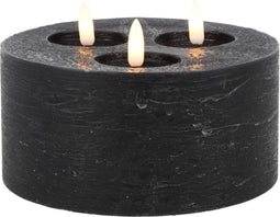Countryfield Led Stompkaars Rustiek Small Zwart Ø 15 cm