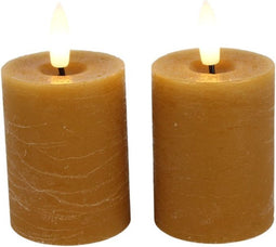 Countryfield Led stompkaarsen 2 stuks Amber