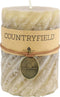 Countryfield Stompkaars met ribbel Beige Ø7 cm | Hoogte 7,5 cm