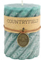 Countryfield Stompkaars met ribbel Petrol Ø7 cm | Hoogte 7,5 cm