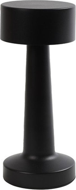Countryfield | Tafellamp Oplaadbaar – Draadloos en dimbaar – Moderne touch lamp – Touchlamp - Nachtlamp Slaapkamer – 21 cm – Zwart
