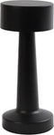 Countryfield | Tafellamp Oplaadbaar – Draadloos en dimbaar – Moderne touch lamp – Touchlamp - Nachtlamp Slaapkamer – 21 cm – Zwart