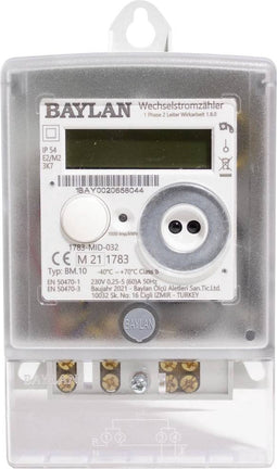 Counttec BT10 kWh-meter 1-fase Digitaal 60 A Conform MID: Ja 1 stuk(s)