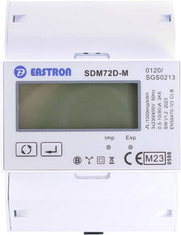 Counttec SDM72DM kWh-meter 3-fasen Digitaal 80 A Conform MID: Ja 1 stuk(s)