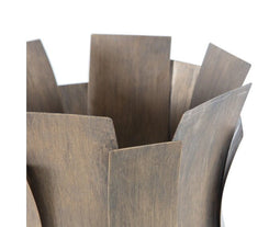 Course Staande Lamp Metaal Antique Brass - BePureHome