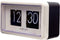 NeXtime - Flip Klok - Tafel of Wandklok - Zwart/Wit -18x10x7 cm