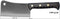 Couteaux by Solinger Professionele Slagers Hakbijl - 1000g - RVS Lemmet 19.5 cm - Duurzaam en Precies