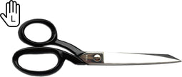 Couteaux by Solinger Professionele Visschaar 21 cm - RVS - Zwart Gelakte Ogen - Linkshandig
