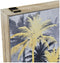 Covers DKD Home Decor 8424001698615 Teller Palmen Zwart Gouden Hout Hout MDF 2 Stuks 46,5 x 6 x 31 cm