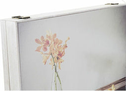 Covers DKD Home Decor Blommor Teller 46,5 x 6 x 31,5 cm 2 Stuks Hout MDF