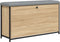 vidaXL - Schoenenbankje - met - klaplade - 102x32x56 - cm - sonoma - eikenkleurig