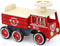 Vilac loopwagen brandweer - Houten loopwagen - Zitplaats en opslagruimte - Rood