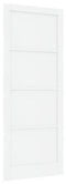 vidaXL - Interieurdeur - 'ORKDAL'Wit - 93x232x4 - cm - Massief - Vurenhout