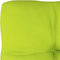 vidaXL - Palletkussen - 80x80x12 - cm - stof - heldergroen
