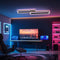 BRILONER - LED Plafondlamp - met afstandsbediening - CCT en RGB - 45W - zwart (2 stuks)