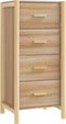 vidaXL - Hoge - kast - 42x38x90 - cm - bewerkt - hout