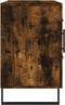 vidaXL - Dressoir - 100x36x60 - cm - bewerkt - hout - gerookt - eikenkleurig