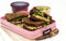 Mepal Lunchbox flat - Broodtrommel voor 4 boterhammen - Nordic black