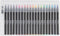 Brushpennen 20pcs - 1 waterbrush - Penseelstiften - Bullet journal - Handlettering set - Fineliners
