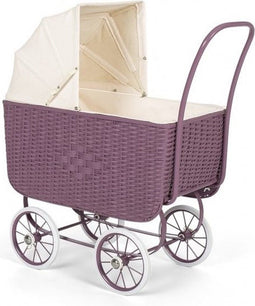 Puch Poppenwagen Retro Rotan paars