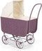 Puch Poppenwagen Retro Rotan paars