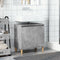 vidaXL - Wastafelkast - 58x33x60 - cm - bewerkt - hout - betongrijs