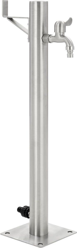vidaXL - Tuinwaterkolom - rond - 65 - cm - roestvrij - staal