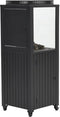 Cozy living sfeerhaard Sevilla 55x55 cm. – Carbon black - verrijdbaar