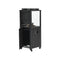 Cozy living sfeerhaard Sevilla 55x55 cm. – Carbon black - verrijdbaar