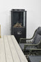 Cozy living sfeerhaard Sevilla 55x55 cm. – Carbon black - verrijdbaar