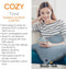 Cozy warmtekussen | Tove | Duurzaam & Draadloos | Infrarood | 45x60 cm | Grey | Grote Batterij