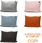 Cozy warmtekussen | Tove | Duurzaam & Draadloos | Infrarood | 45x60 cm | Grey | Grote Batterij