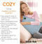 Cozy warmtekussen Una Duurzaam & Draadloos Infrarood 45x45 cm Royal blue Grote Batterij