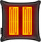Cozy warmtekussen | Una | Duurzaam & Draadloos | Infrarood | 45x45 cm | Black | Grote Batterij