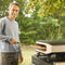 Cozze Elektrische Pizzaoven 17'' Met Pizzasteen 2200w Zwart