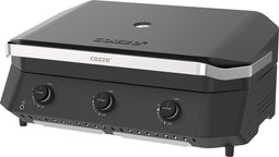 Cozze - Plancha G-800 met Deksel en 3 Branders 9.6KW - Edelstaal - Zwart