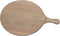 Cozze - Serveerplank voor Pizza Bamboe met Handvat Diameter 35 cm - Bamboe - Bruin
