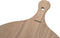 Cozze - Serveerplank voor Pizza Bamboe met Handvat Diameter 35 cm - Bamboe - Bruin